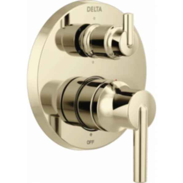 TRINSIC® Contemporary Two Handle Monitor® 14 Series Valve Trim with 6-Setting Integrated Diverter - T24959