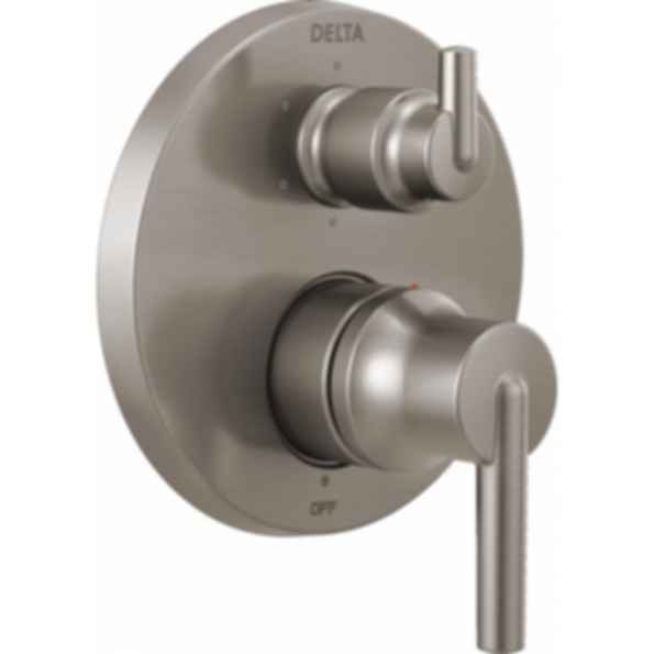 TRINSIC® Contemporary Two Handle Monitor® 14 Series Valve Trim with 6-Setting Integrated Diverter - T24959