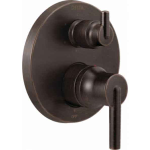 TRINSIC® Contemporary Two Handle Monitor® 14 Series Valve Trim with 6-Setting Integrated Diverter - T24959