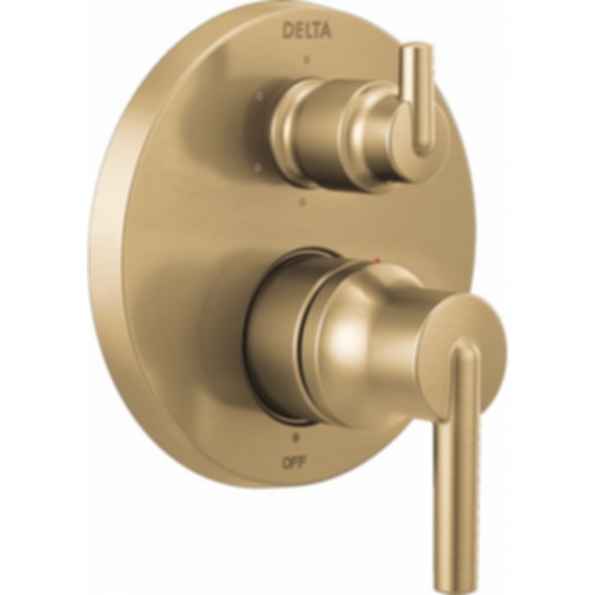 TRINSIC® Contemporary Two Handle Monitor® 14 Series Valve Trim with 6-Setting Integrated Diverter - T24959