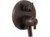 TRINSIC® Contemporary Two Handle Monitor® 17 Series Valve Trim with 3-Setting Integrated Diverter - T27859