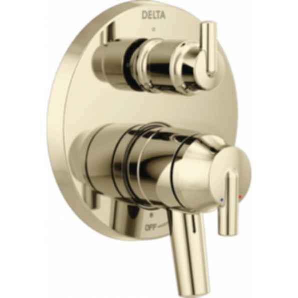 TRINSIC® Contemporary Two Handle Monitor® 17 Series Valve Trim with 6-Setting Integrated Diverter - T27959