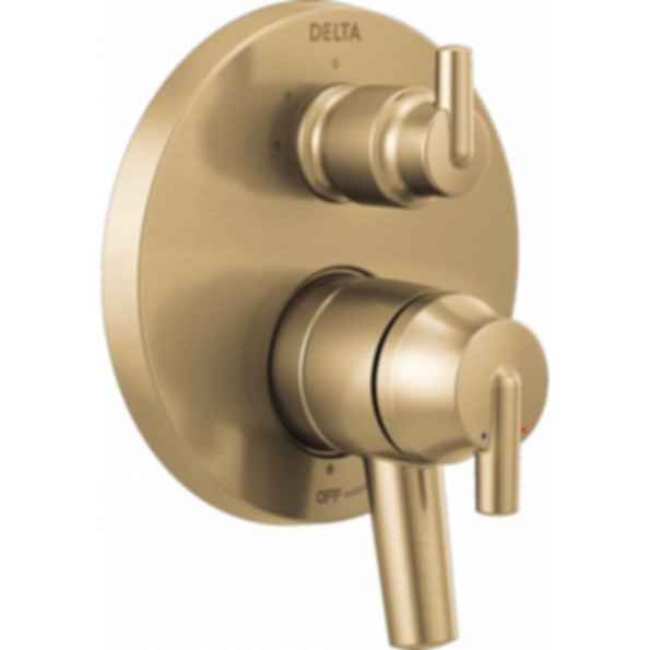 TRINSIC® Contemporary Two Handle Monitor® 17 Series Valve Trim with 6-Setting Integrated Diverter - T27959