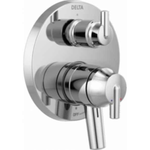 TRINSIC® Contemporary Two Handle Monitor® 17 Series Valve Trim with 6-Setting Integrated Diverter - T27959