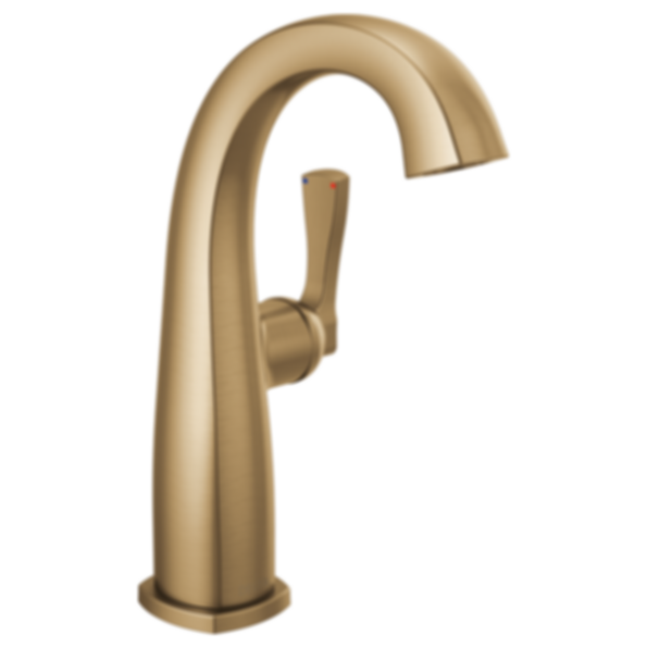 STRYKE Single Handle Mid Height Bathroom Faucet - 677-SSLHP-DST