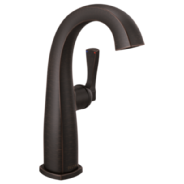 STRYKE Single Handle Mid Height Bathroom Faucet - 677-SSLHP-DST