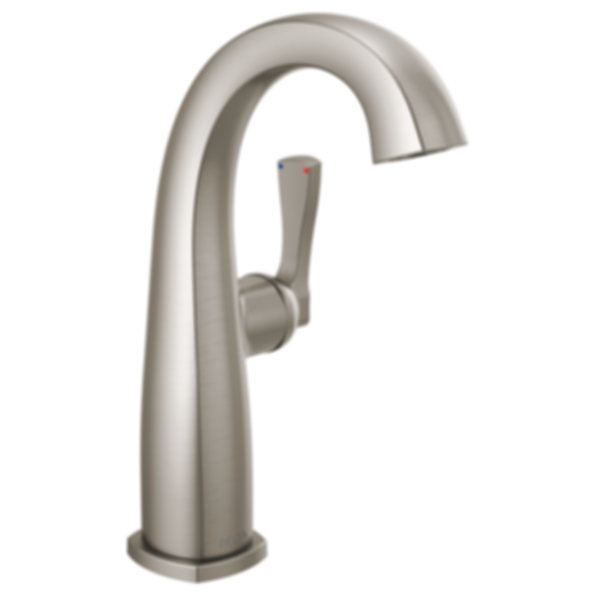 STRYKE Single Handle Mid Height Bathroom Faucet - 677-SSLHP-DST