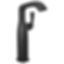 STRYKE Vessel Faucet Less Handle  - 776-SSLHP-DST