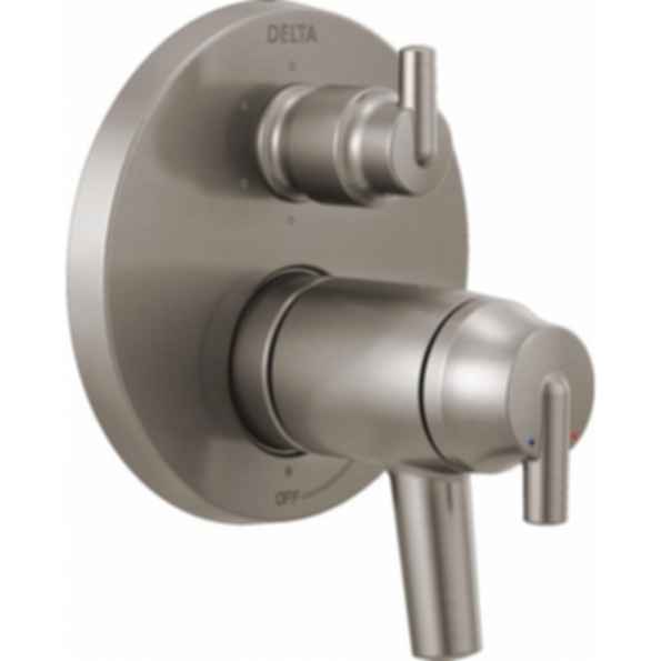 TRINSIC® Contemporary Two Handle TempAssure® 17T Series Valve Trim with 6-Setting Integrated Diverter - T27T959