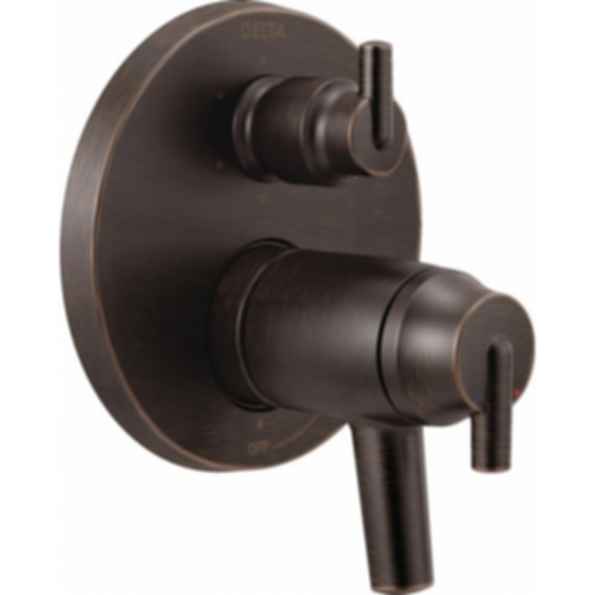 TRINSIC® Contemporary Two Handle TempAssure® 17T Series Valve Trim with 6-Setting Integrated Diverter - T27T959