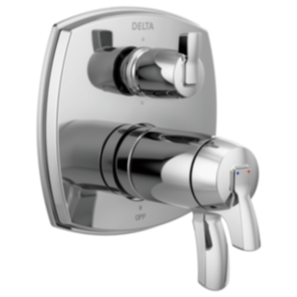 STRYKE 17 Thermostatic Integrated Diverter Trim With Six Function Diverter Less Diverter Handle  - T27T976-PR-LHP