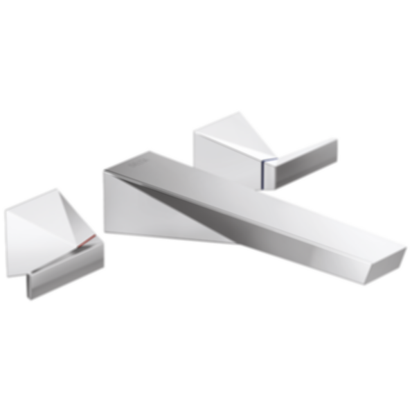 TRILLIAN Two Handle Wall Mount Bathroom Faucet Trim - T3543LF-WL