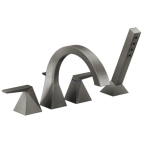 TRILLIAN Two-Handle Roman Tub Trim With Hand Shower - T4746