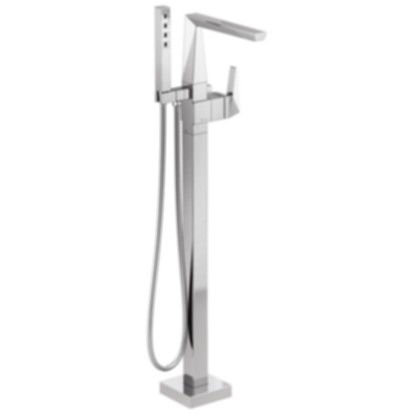 TRILLIAN Single Handle Floor Mount Tub Filler Trim - T4743-FL