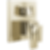 TRILLIAN Two-Handle Monitor 17 Series Valve Trim With 6-Setting Diverter - T27943
