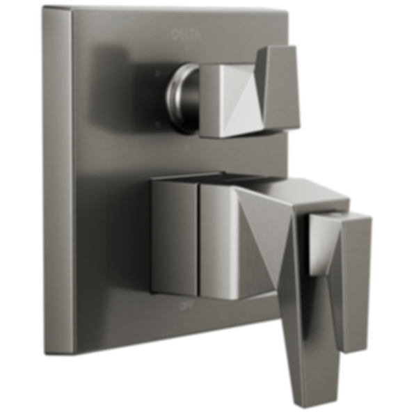 TRILLIAN Two-Handle Monitor 17T Series Valve Trim With 6-Setting Diverter - T27T943