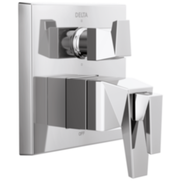 TRILLIAN Two-Handle Monitor 17T Series Valve Trim With 6-Setting Diverter - T27T943