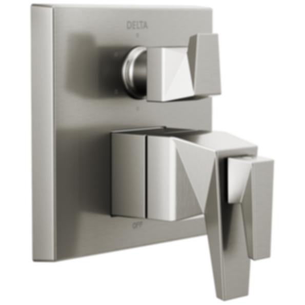 TRILLIAN Two-Handle Monitor 17T Series Valve Trim With 6-Setting Diverter - T27T943