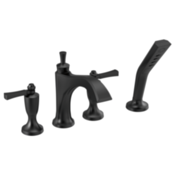 DORVAL Roman Tub With Hand Shower Trim-Less Handles - T4756-LHP