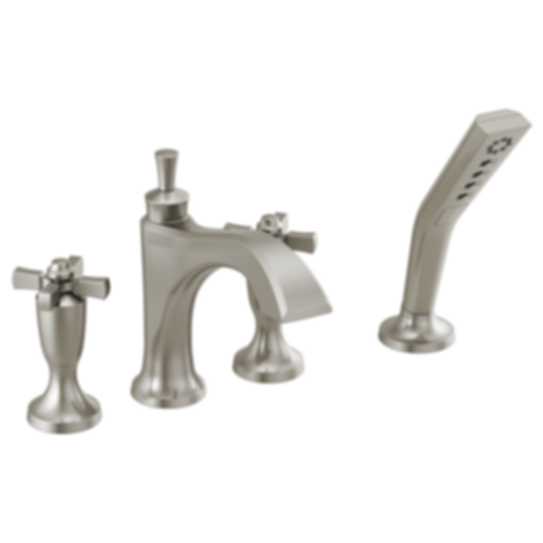 DORVAL Roman Tub With Hand Shower Trim-Less Handles - T4756-LHP