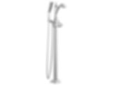 DORVAL Single Handle Floor Mount Tub Filler Trim-Less Handle - T4756-LHP-FL