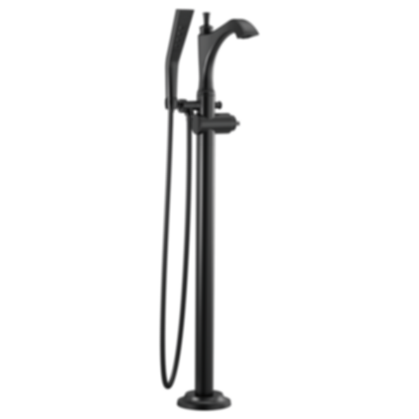 DORVAL Single Handle Floor Mount Tub Filler Trim-Less Handle - T4756-LHP-FL