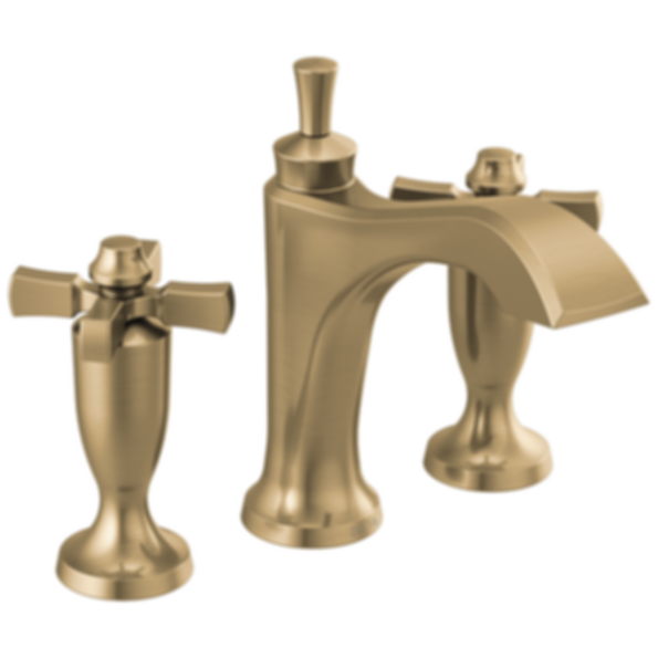 DORVAL Two Handle Widespread Bathroom Faucet - 3557-MPU-DST