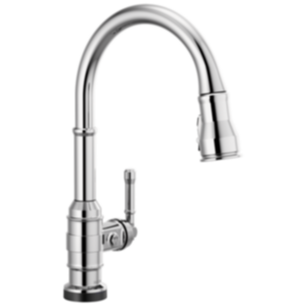 BRODERICK Single Handle Pull-Down Kitchen Faucet With Touch2O Technology - 9190T-DST