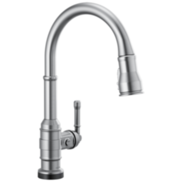 BRODERICK Single Handle Pull-Down Kitchen Faucet With Touch2O Technology - 9190T-DST