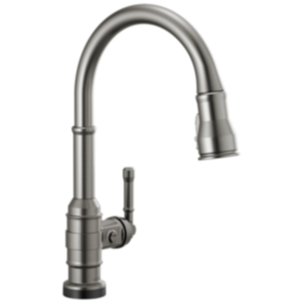 BRODERICK Single Handle Pull-Down Kitchen Faucet With Touch2O Technology - 9190T-DST