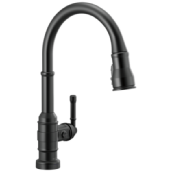 BRODERICK Single Handle Pull-Down Kitchen Faucet With Touch2O Technology - 9190T-DST