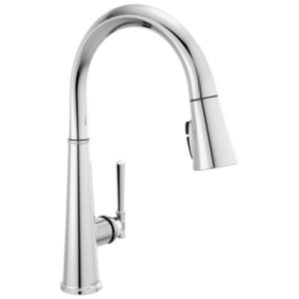 EMMELINE Single Handle Pull Down Kitchen Faucet - 9182-PR-DST