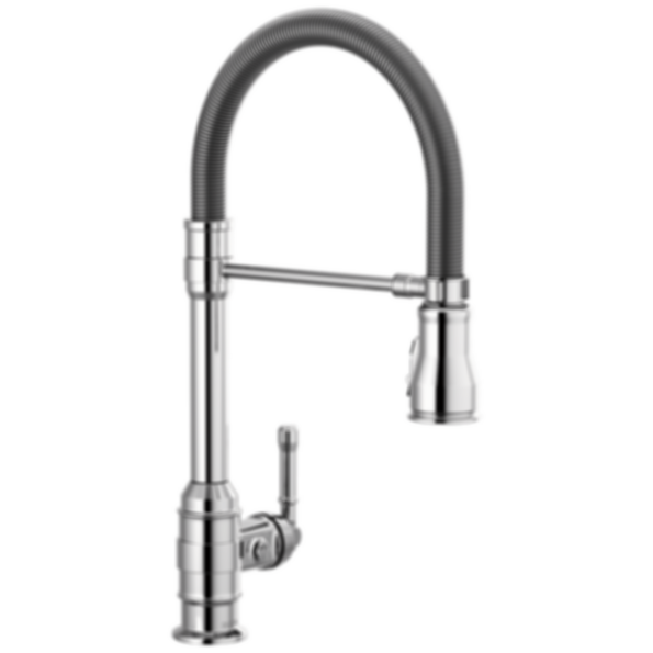 BRODERICK® Single Handle Pull-Down Kitchen Faucet With Spring Spout - 9690-DST