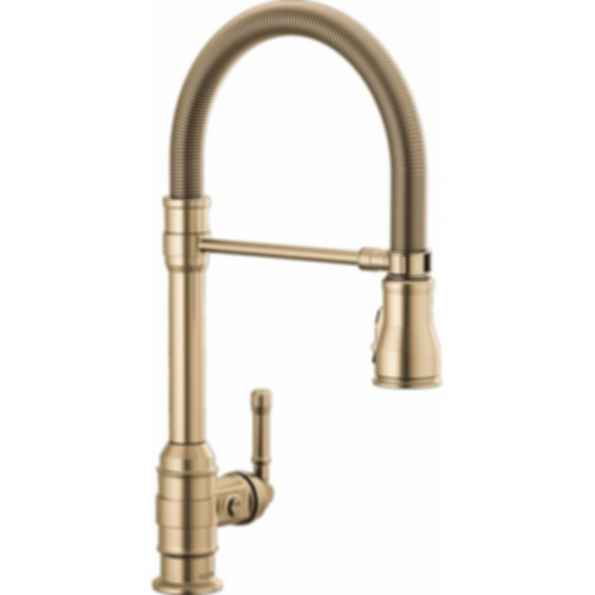 BRODERICK® Single Handle Pull-Down Kitchen Faucet With Spring Spout - 9690-DST