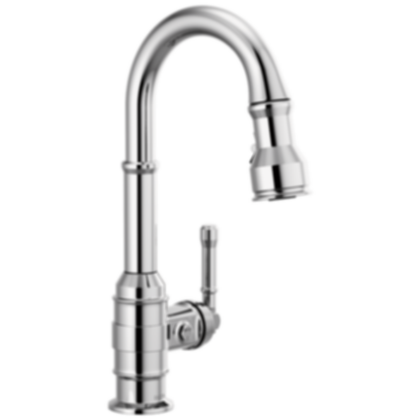 BRODERICK Single Handle Pull-Down Bar/Prep Faucet - 9990-DST