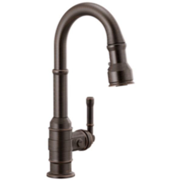 BRODERICK Single Handle Pull-Down Bar/Prep Faucet - 9990-DST
