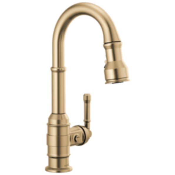 BRODERICK Single Handle Pull-Down Bar/Prep Faucet - 9990-DST
