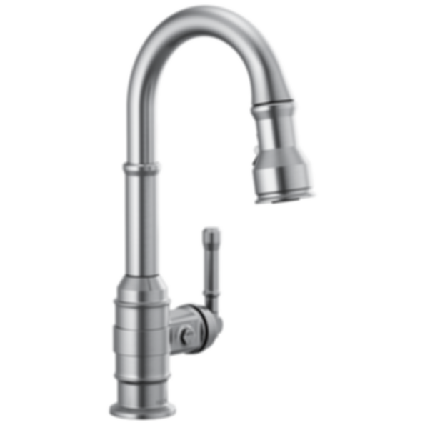 BRODERICK Single Handle Pull-Down Bar/Prep Faucet - 9990-DST