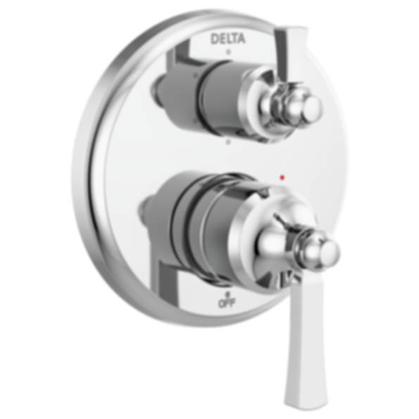 DORVAL Traditional 2-Handle Monitor 14 Series Valve Trim With 6 Setting Diverter - T24956-LHP