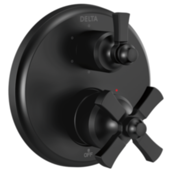 DORVAL Traditional 2-Handle Monitor 14 Series Valve Trim With 6 Setting Diverter - T24956-LHP