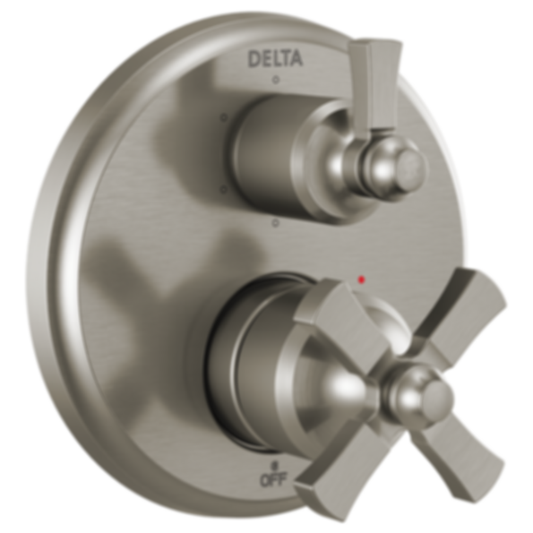 DORVAL Traditional 2-Handle Monitor 14 Series Valve Trim With 6 Setting Diverter - T24956-LHP