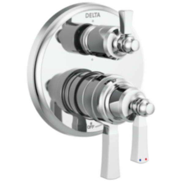 DORVAL Traditional 2-Handle Monitor 17 Series Valve Trim With 6 Setting Diverter - T27956