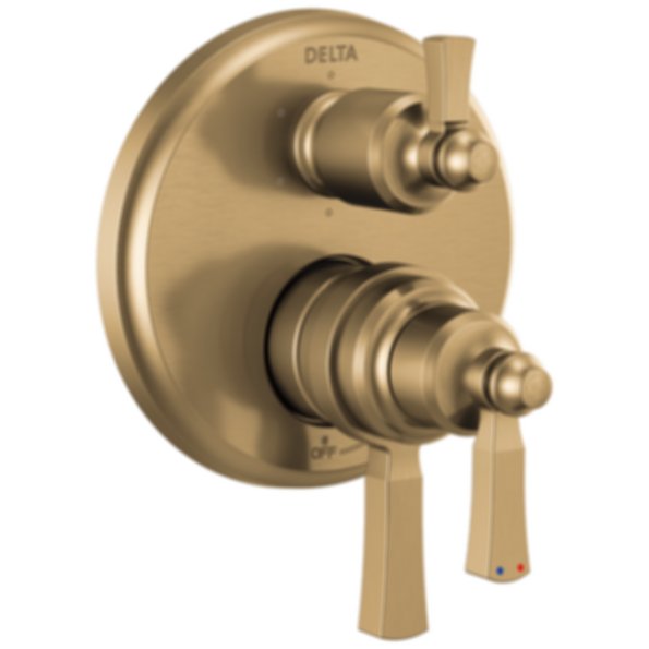 DORVAL Traditional 2-Handle Monitor 17 Series Valve Trim With 6 Setting Diverter - T27956