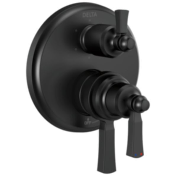 DORVAL Traditional 2-Handle Monitor 17 Series Valve Trim With 6 Setting Diverter - T27956