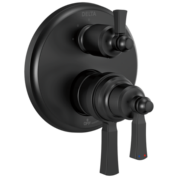 DORVAL Traditional 2-Handle Monitor 17T Series Valve Trim With 3 Setting Diverter - T27T856