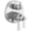 DORVAL Traditional 2-Handle Monitor 17T Series Valve Trim With 3 Setting Diverter - T27T856