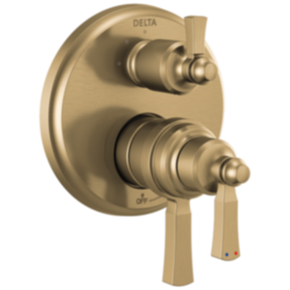 DORVAL Traditional 2-Handle Monitor 17T Series Valve Trim With 6 Setting Diverter - T27T956