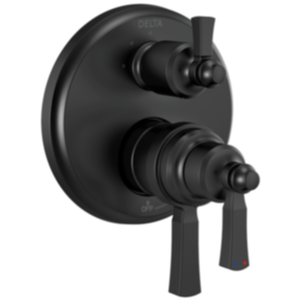 DORVAL Traditional 2-Handle Monitor 17T Series Valve Trim With 6 Setting Diverter - T27T956