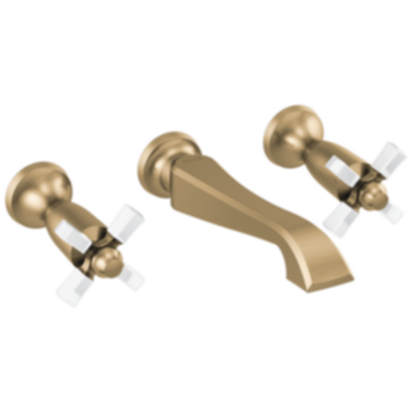 DORVAL Two Handle Wall Mount Bathroom Faucet Trim Only - T3557LF-WL