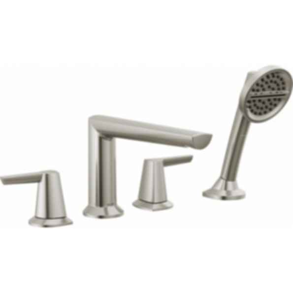 Galeon 4-Hole Roman Tub Trim with Hand Shower - T4771-PR